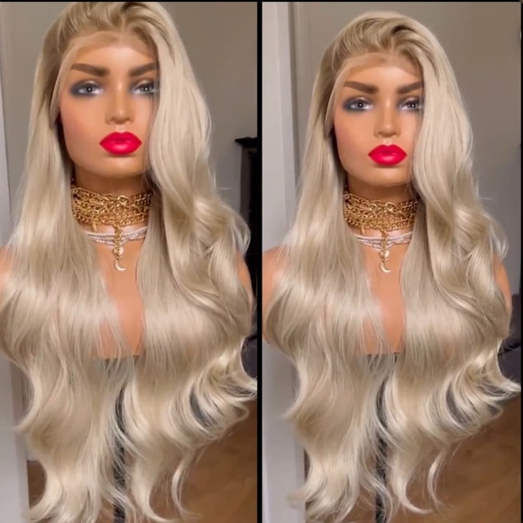 Human Hair Blended Lace Front Wig